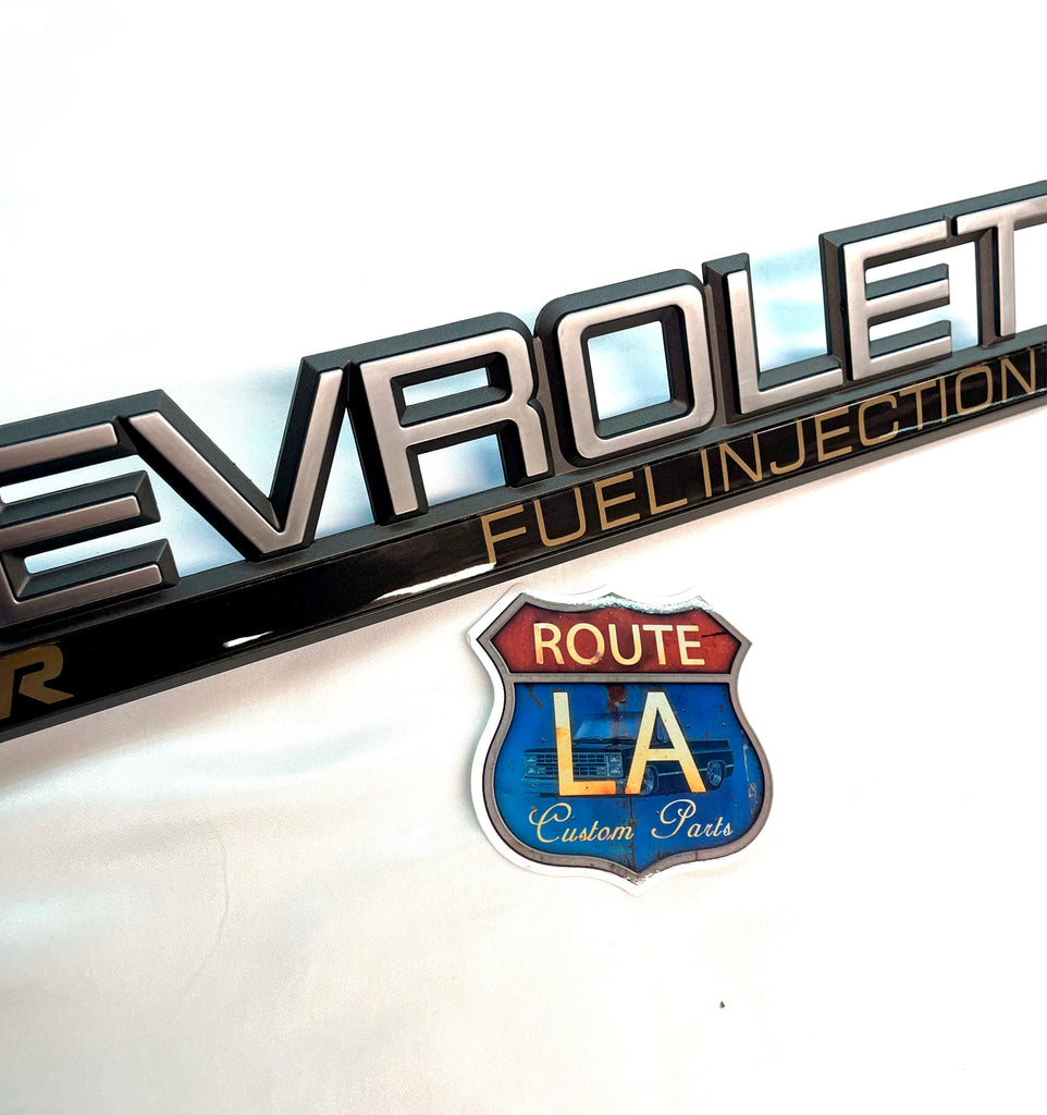 Gloss Black Liftgate Nameplate For 2019-2023 Chevy Blazer – Rear Emblem Badge