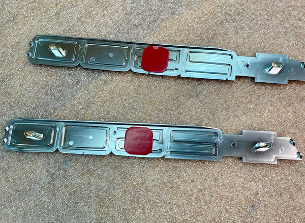 Chevrolet 2500 Silver door emblems with buckles